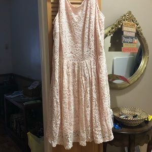 Sharagano Light Pink Knee-length Dress
